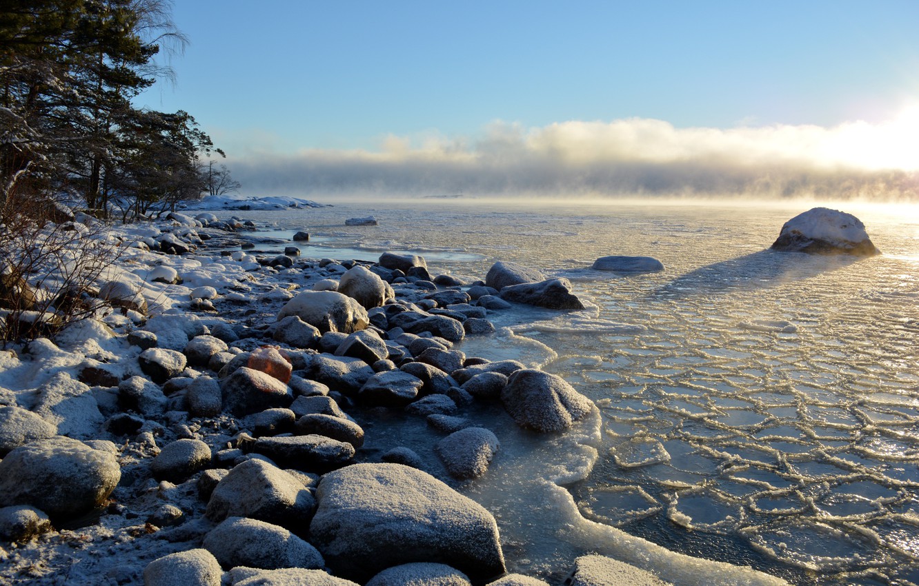 Балтийское море финский залив зимой