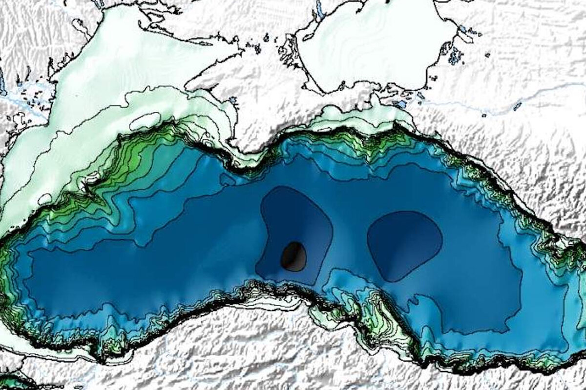 Как выглядит дно черного моря без воды фото