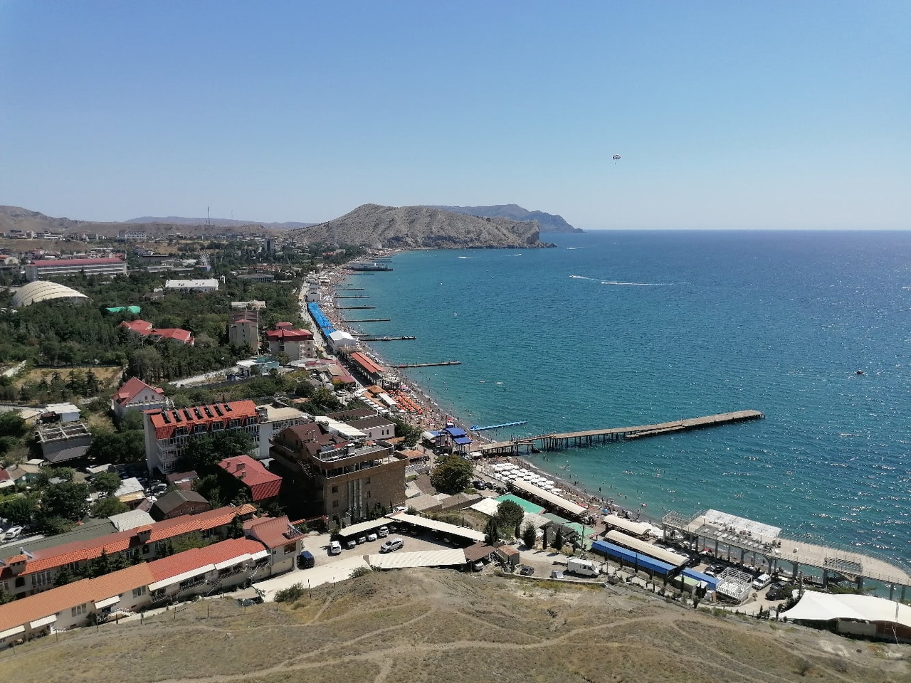 Поселок Рыбачий в Судакском районе Крым
