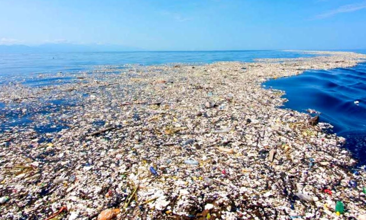 острова из пластика в мировом океане