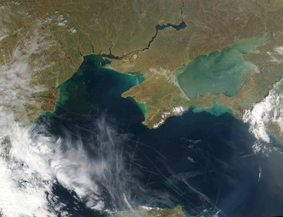 Черное море фото с космоса