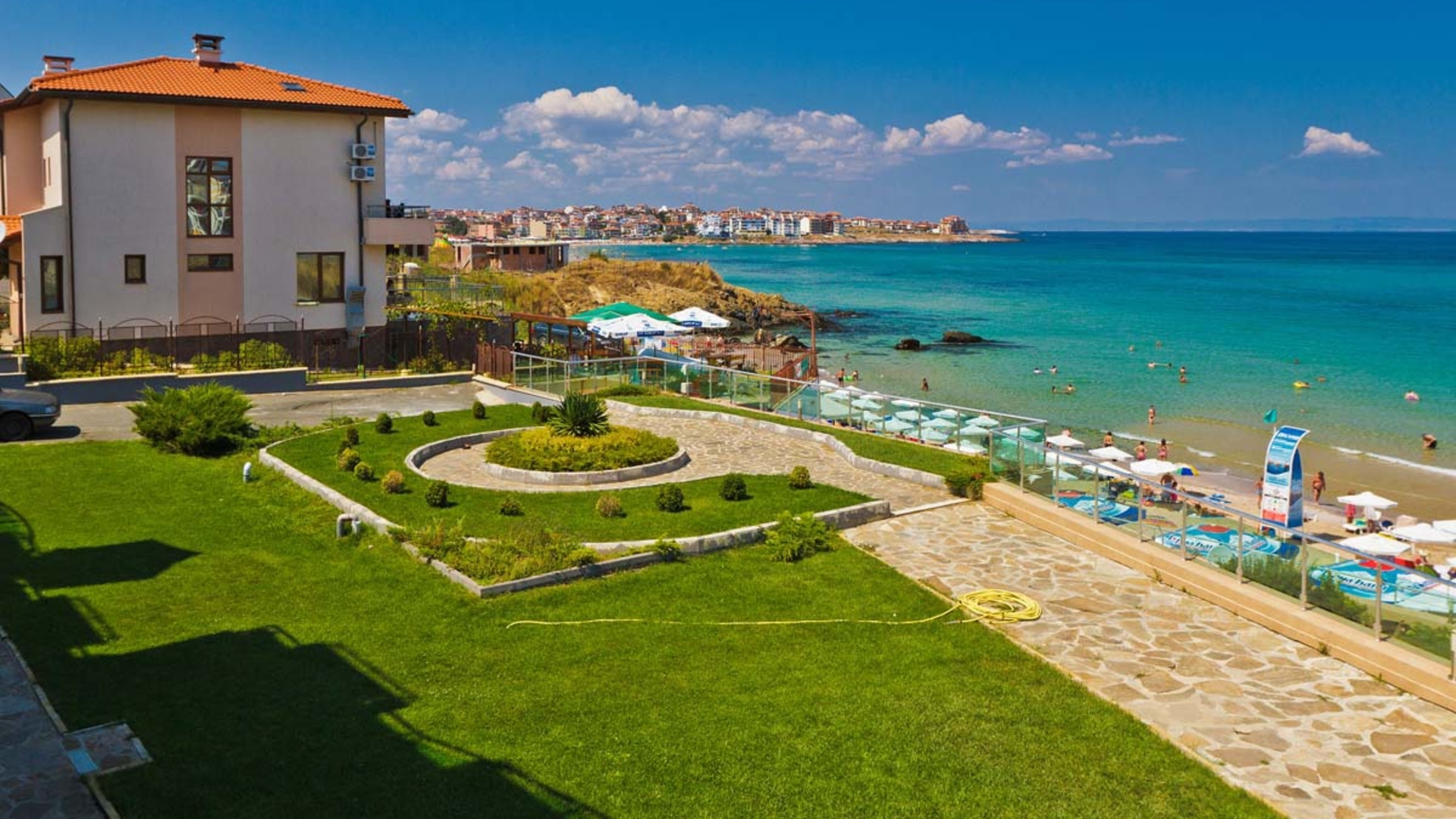 Созополь Болгария море отель у моря