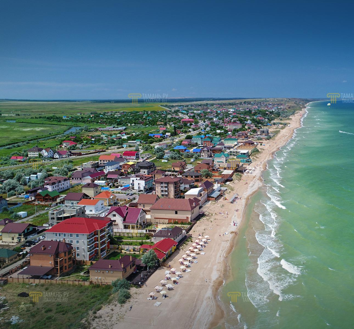 Голубицкая фото поселка и пляжа