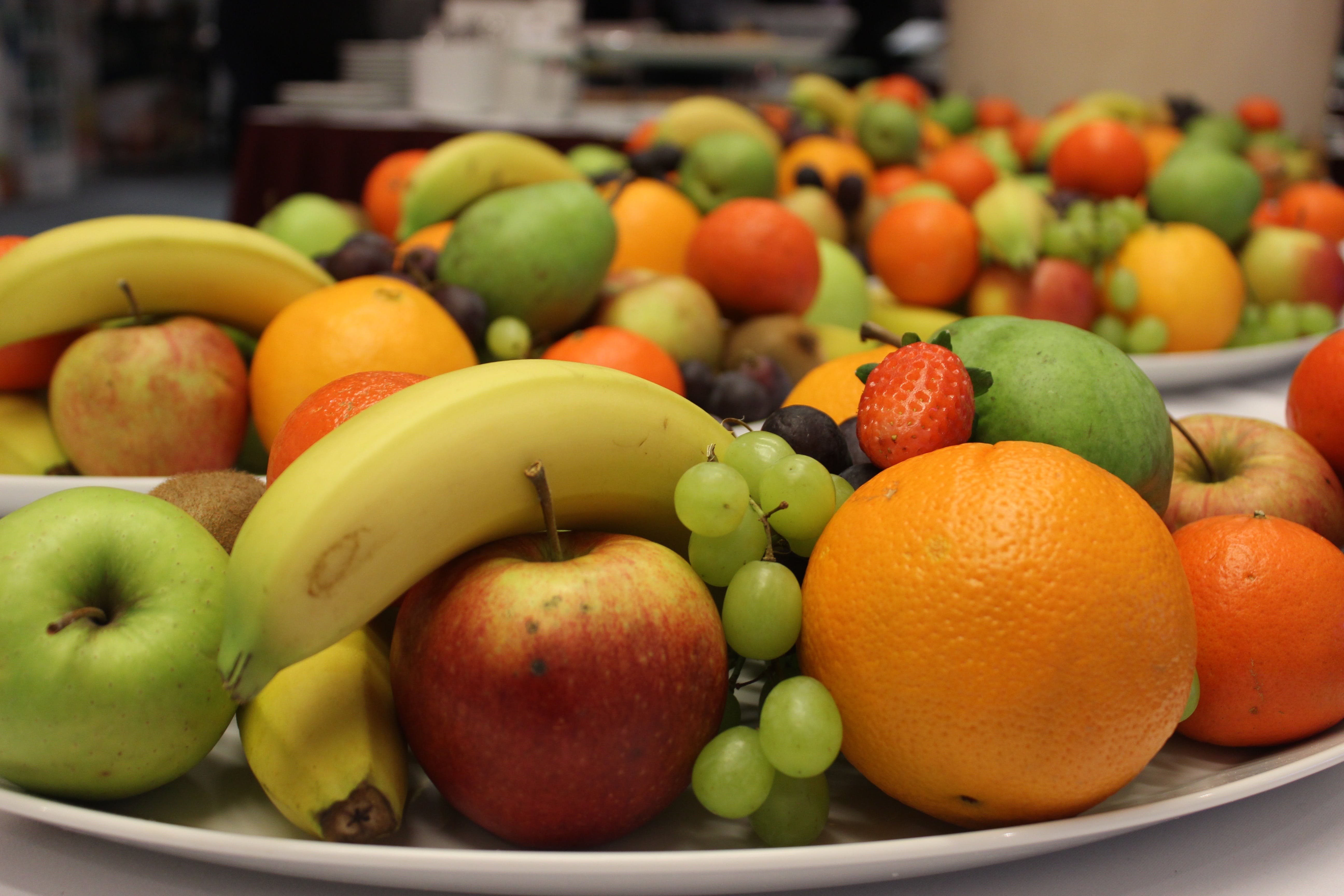 Frutas con fructosa
