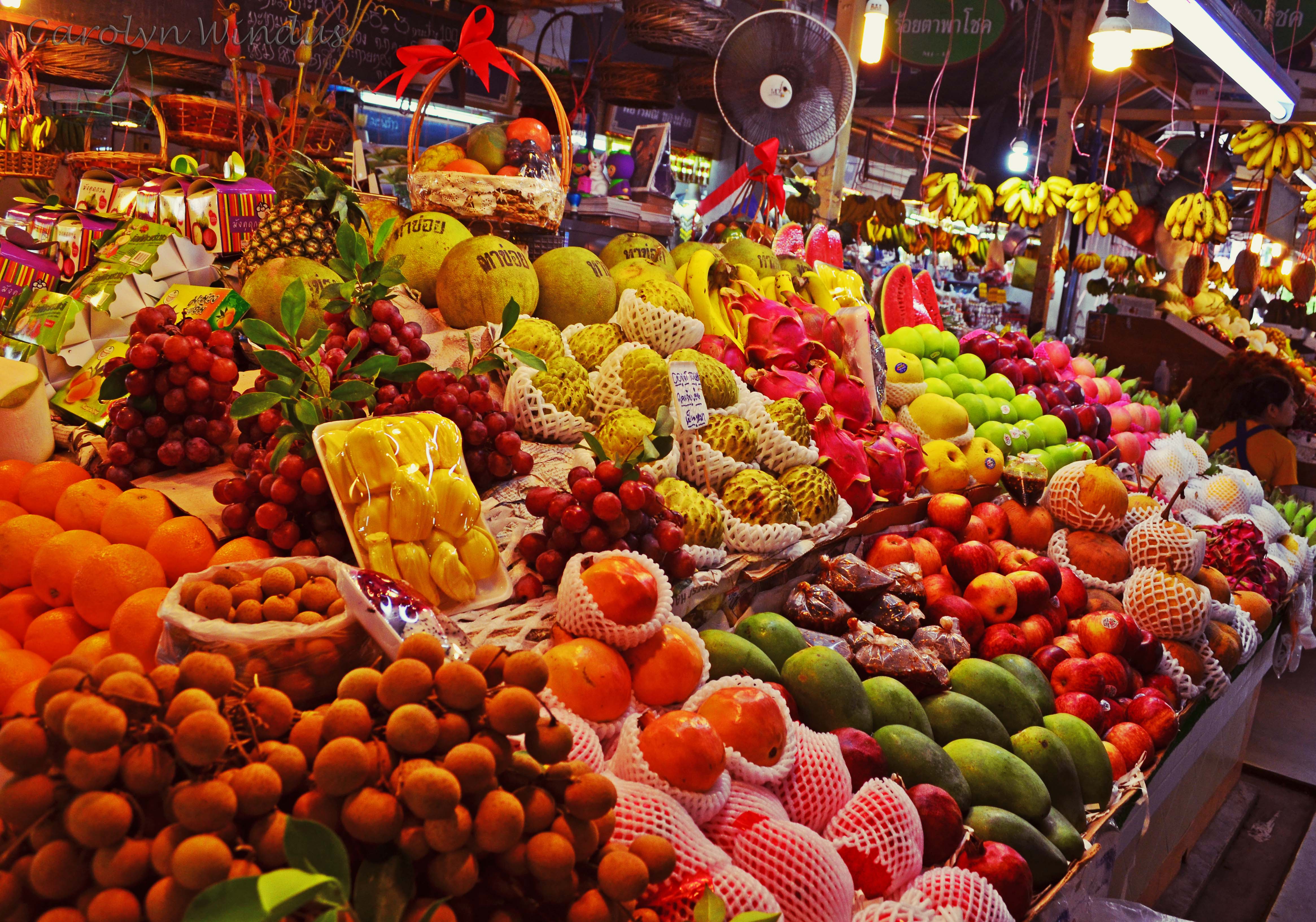 Экзотические фрукты в тайланде