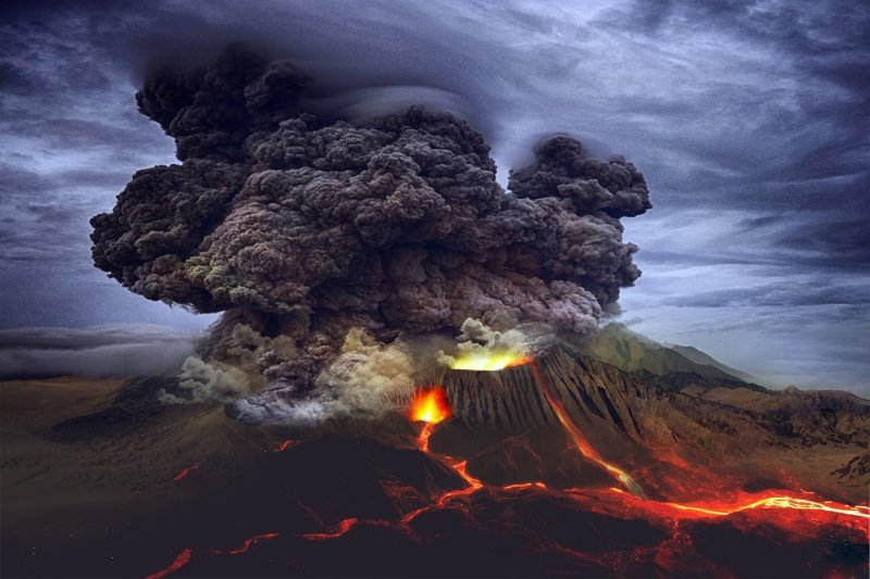 Вулкан Йеллоустоун извержение