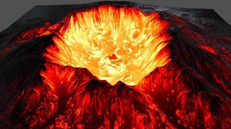 Извержение вулкана Катмай