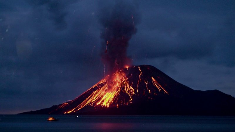 Извержение вулкана Кракатау в 1883 году