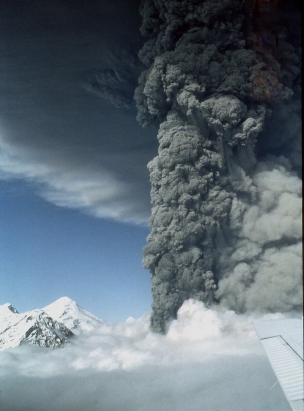 Плинианскийе извержение вулкана