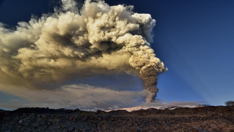 Газовый фреатический Тип извержения вулкана