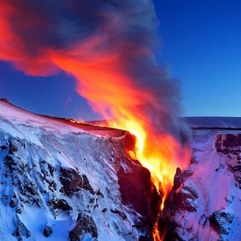 Эйя вулкан Исландия