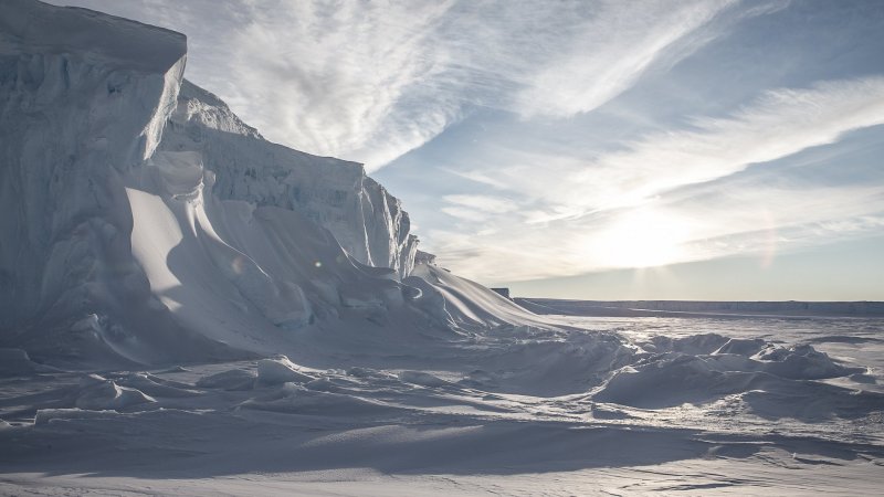 Горы Алан Хиллс в Антарктиде