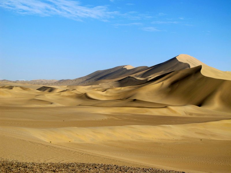 Пески пустыни Каракумы Барханы