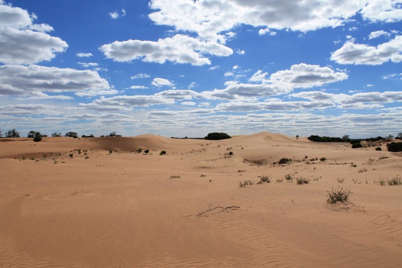 Песчаные дюны Австралии