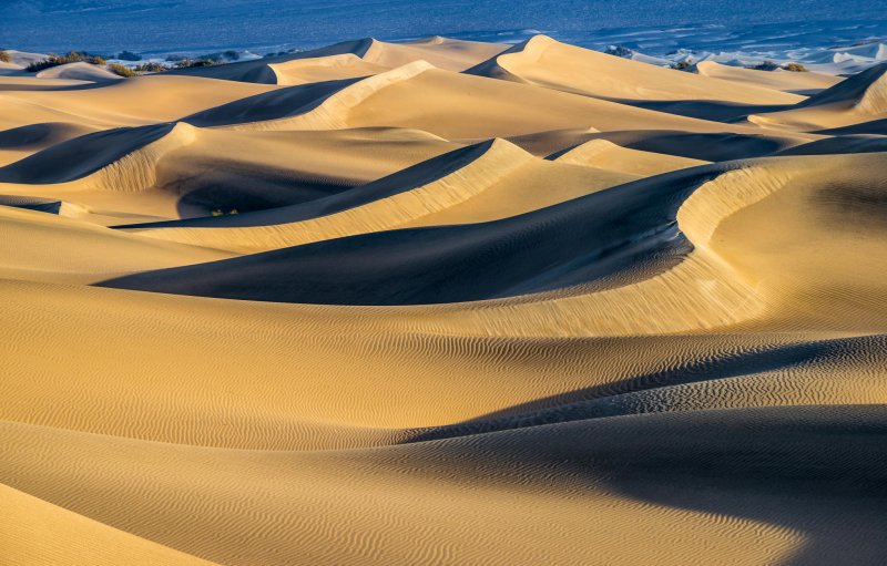 Песчаные пустыни с барханами