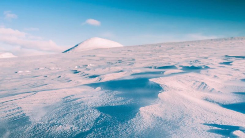 Северное сияние арктических пустынь