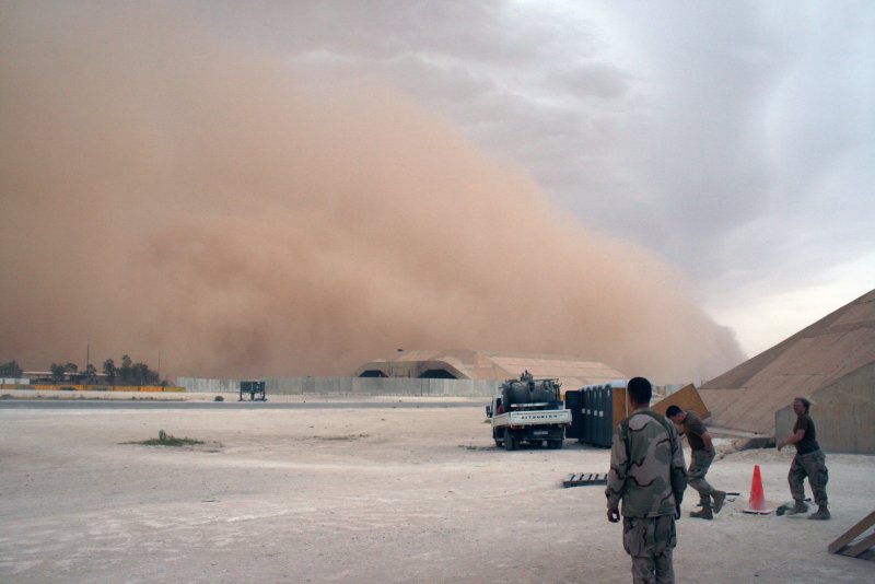 Песчаная буря в Нефтекумске