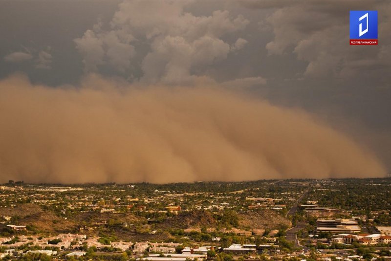 Песчаные бури пустыни Намиб