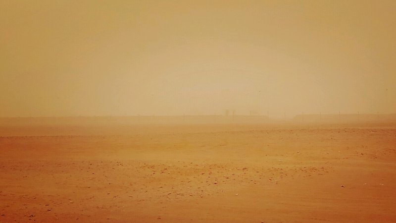 Пустыня Гоби Песочная буря
