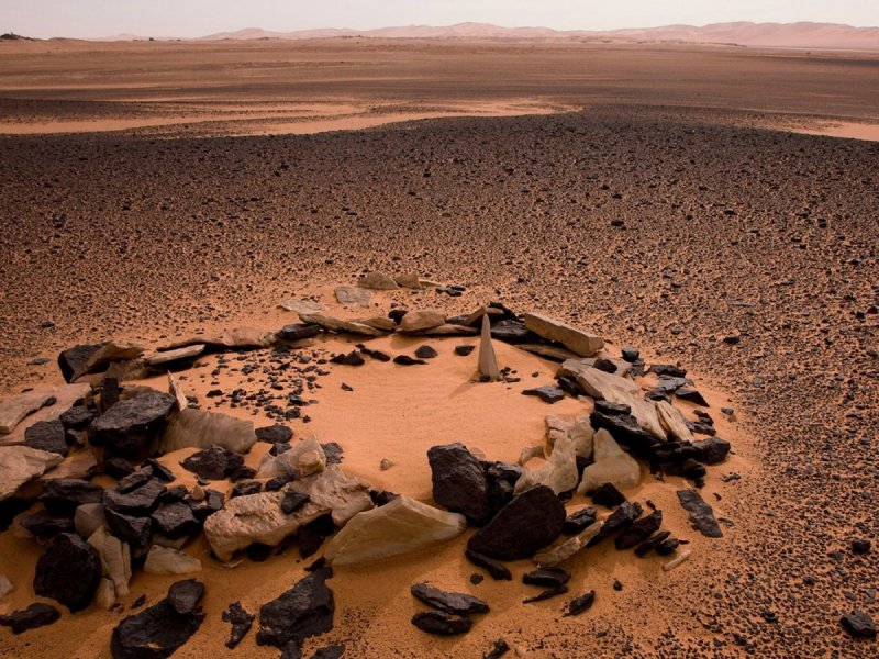 Зыбучие Пески в пустыне