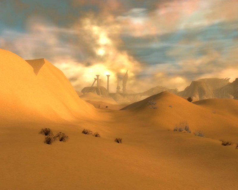 Мираж оазиса в пустыне