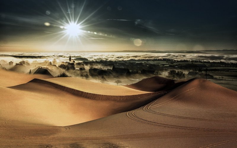 Волшебная пустыня Мираж арт