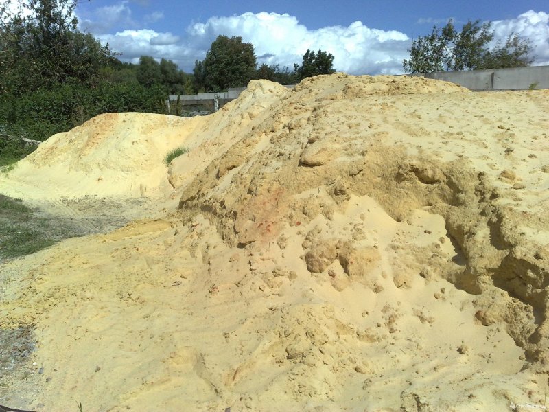 Песок строительный природный