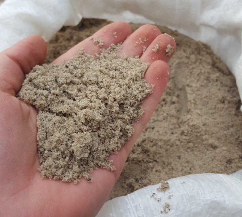 Песок строительный, мешок 50кг
