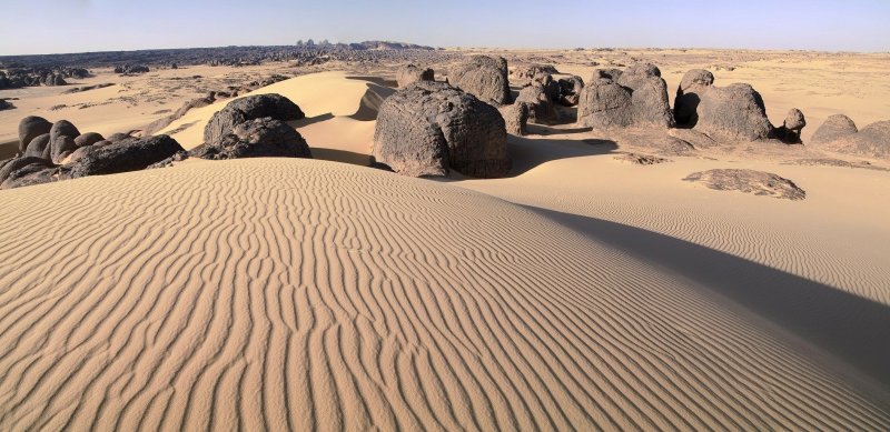 Пустынный ландшафт Туркменистана