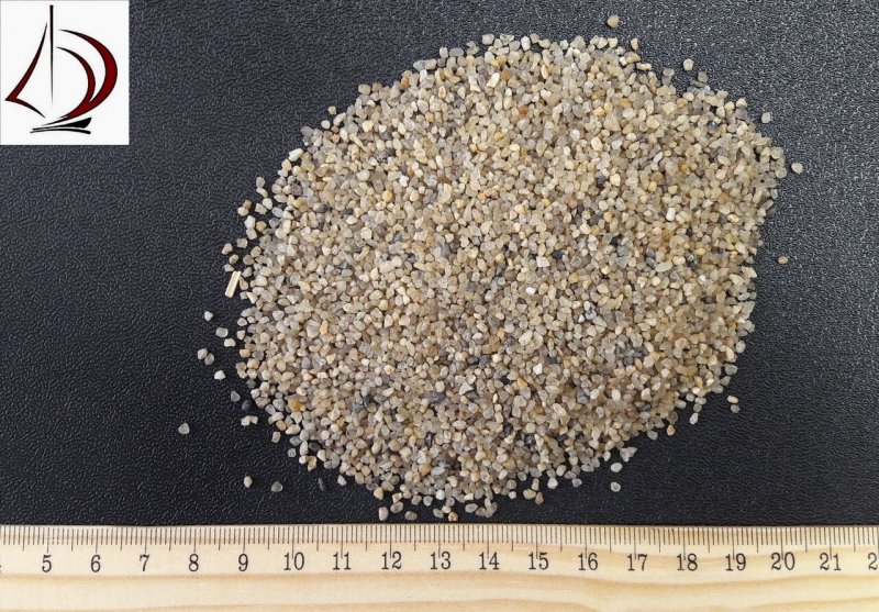 Песок кварцевый 25 кг фракцией 0,5-1,0 мм