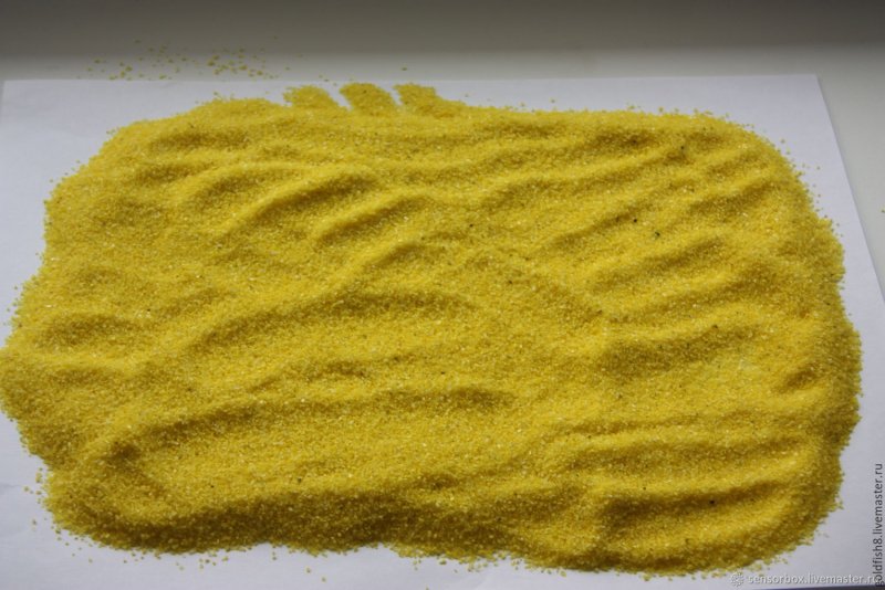 Желтый кварцевый песок