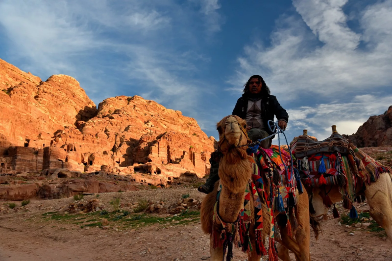 Бедуин на верблюде