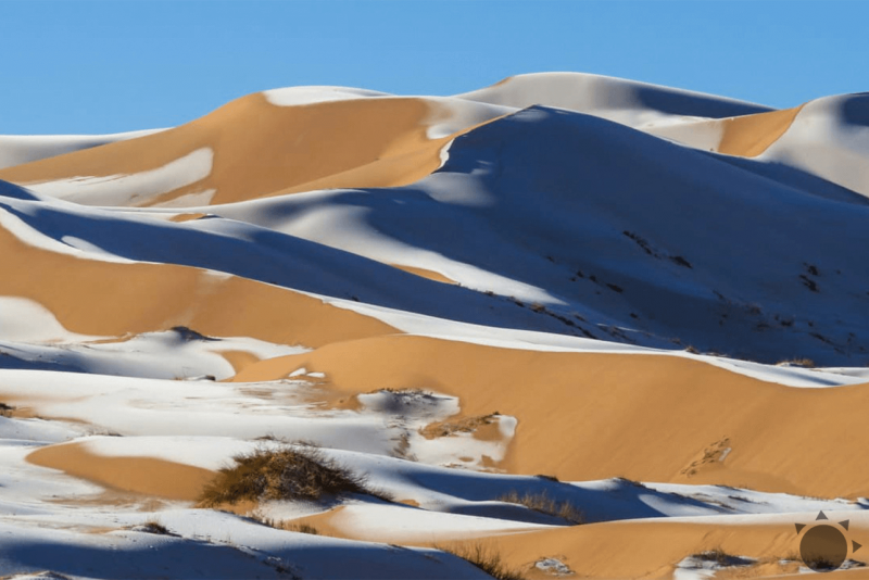 Снег в пустыне сахара 2021