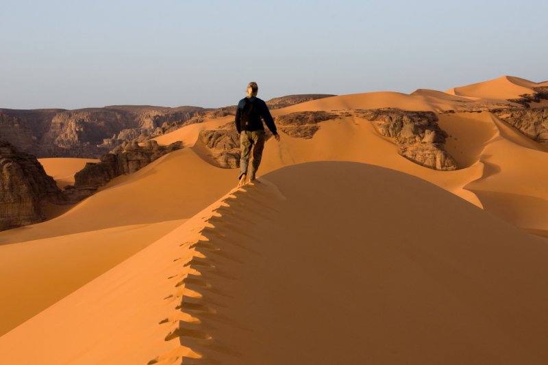 Лестница в пустыне