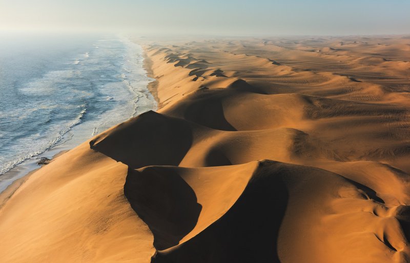 Пустыня Намиб и Атлантический океан