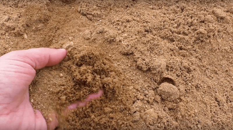 Песок Речной сеяный
