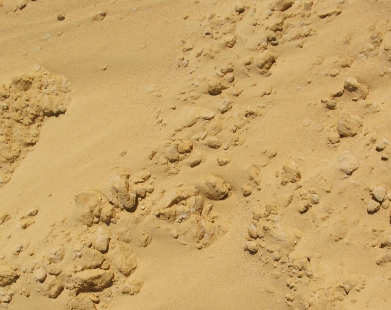 Грязный песок