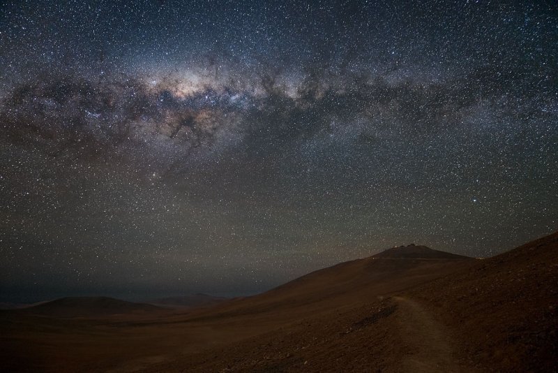 Пустыня Атакама звездное небо