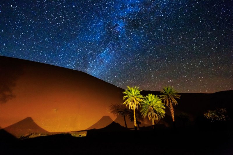 Ночное небо в пустыне