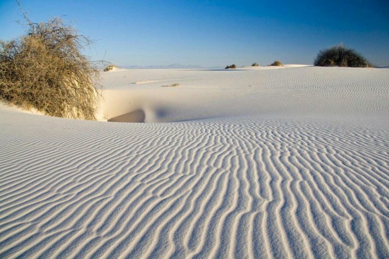 Нью-Мексико штат белый песок