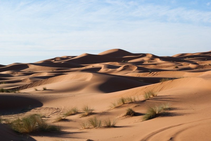 Пустыня сахара песчаные Барханы
