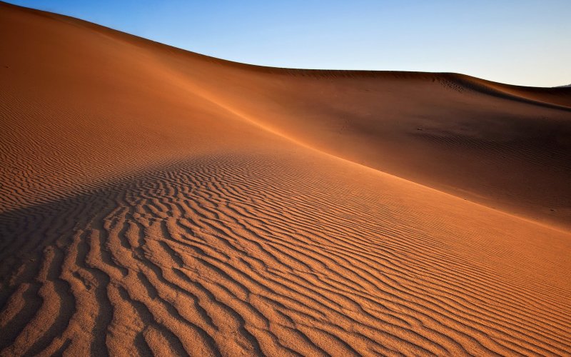 Песчаные дюны с барханами Египта