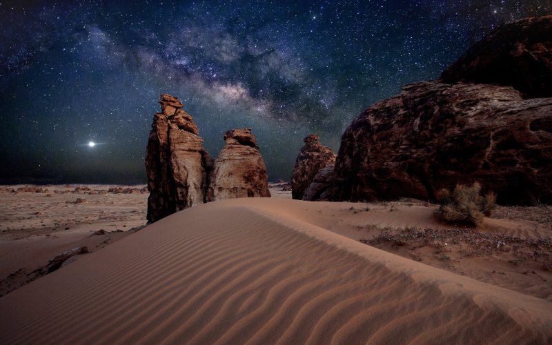 Млечный путь в пустыне