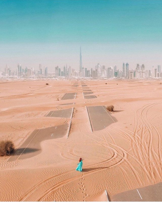 Пустыня сахара в Дубае