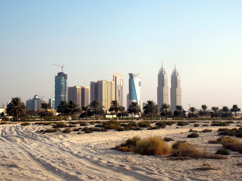 Дубай город в пустыне