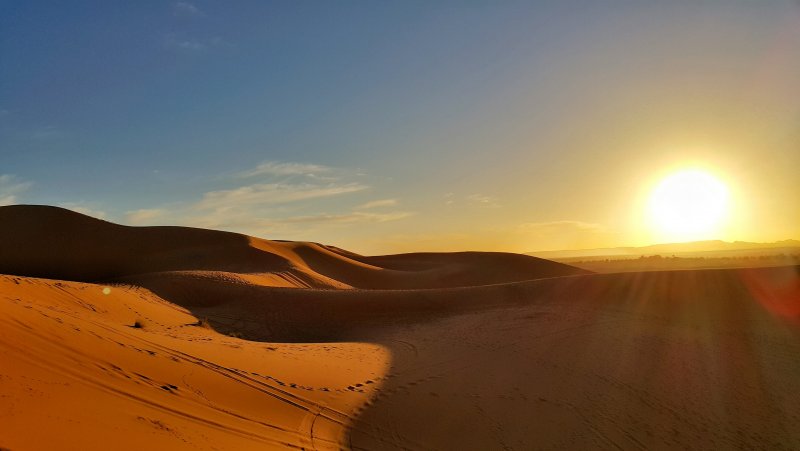 Красные дюны Марокко