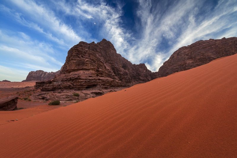 Красные пустыни Иордании