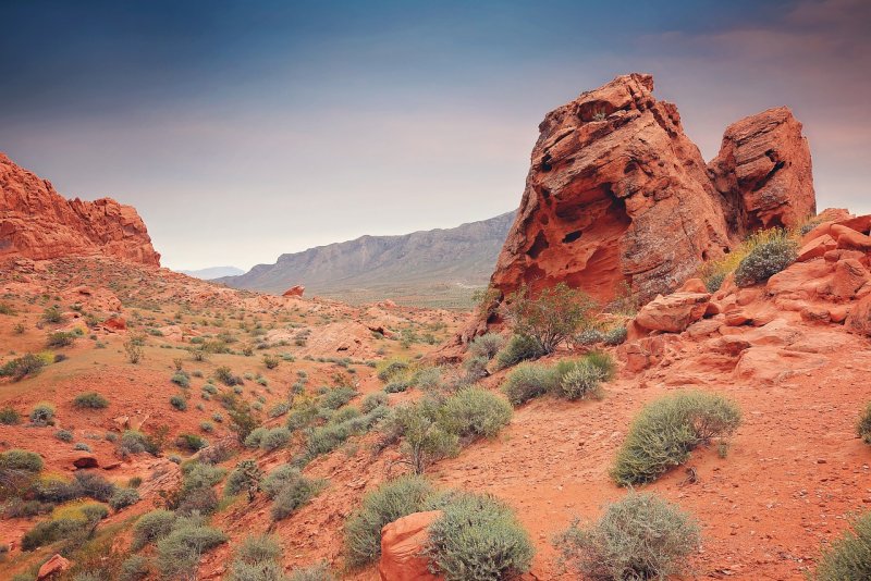 Скалы в пустыне Аризона