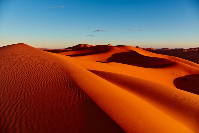 Красная пустыня Марокко