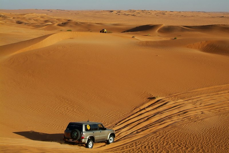 Песчаная пустыни в сахаре
